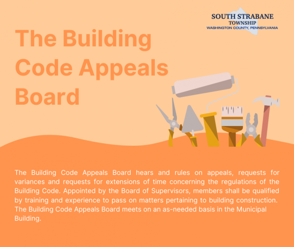 Building Code Appeals Board Infographic