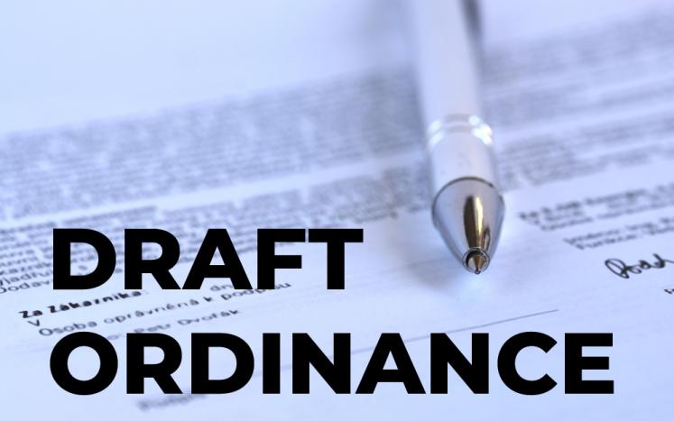 Draft Ordinance